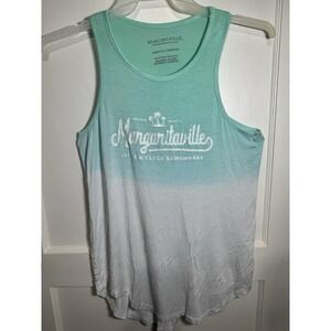 Women's Margaritaaville Racer Back Ombré Tank Size M